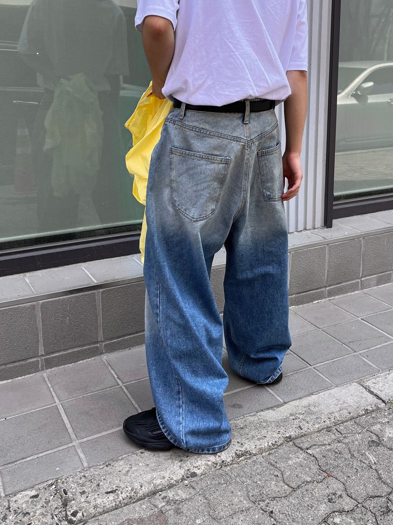 coating wide denim PT -2C