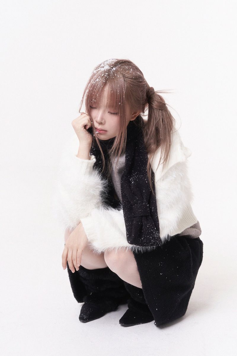 Mini ribbon muffler_black