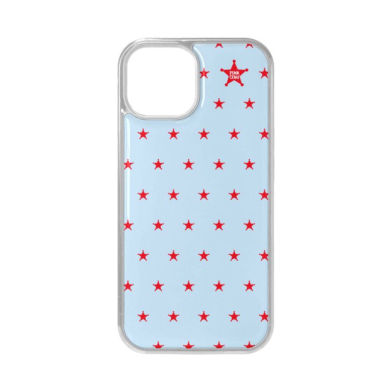 PINKCOWBAKERY（ピンクカウベーカリー）の「【MADE】 シェリフスターフォンケース (sky)（スマホグッズ/小物）」