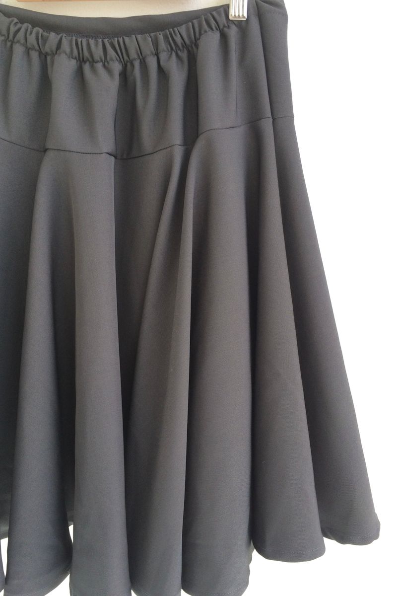 A-line rose flare skirt