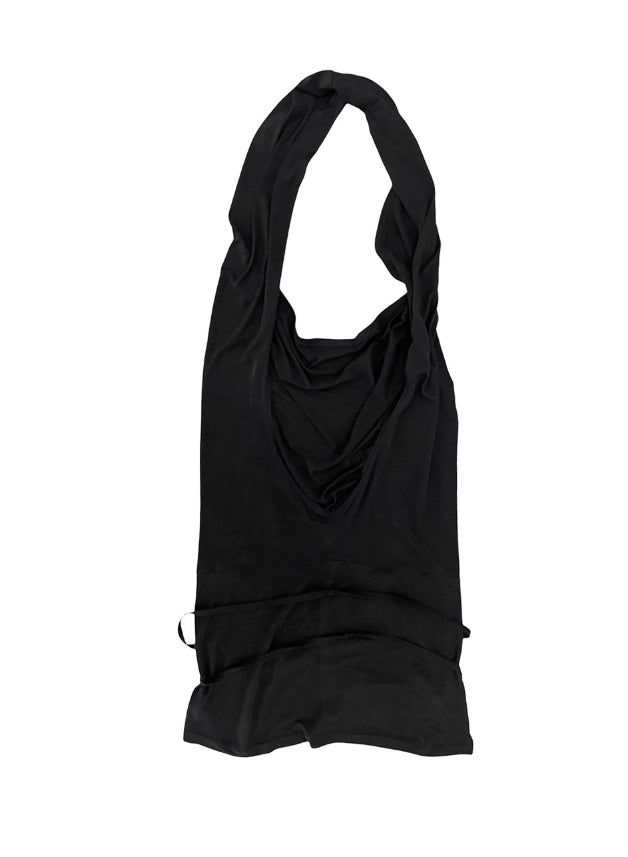 Desert Cowl Neck Hooded Drape Top