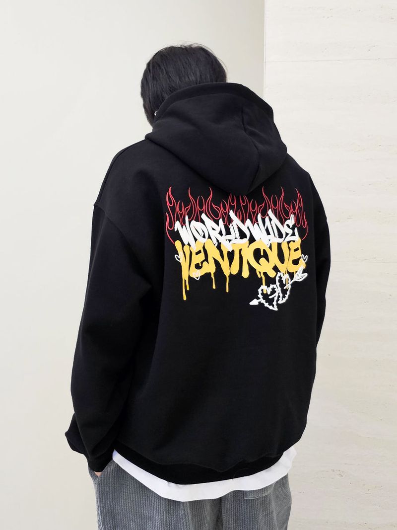VENTIQUE Graffiti hoodie 3color