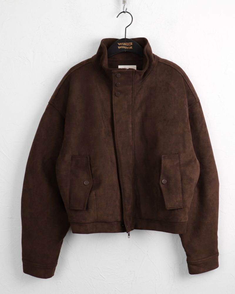 Peff suede quilted jumper