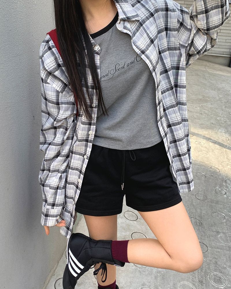 [ORIGINAL] Layered Raglan Long Sleeve T-Shirt
