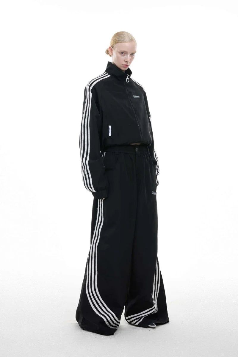 Striped Retro Track Jacket