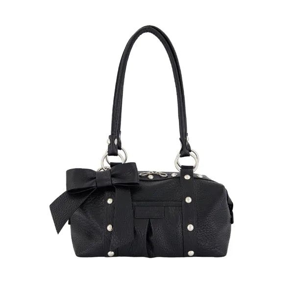 Forusring（フォーラスリング）の「リボン スタッズバッグ [BLACK]（バッグ）」