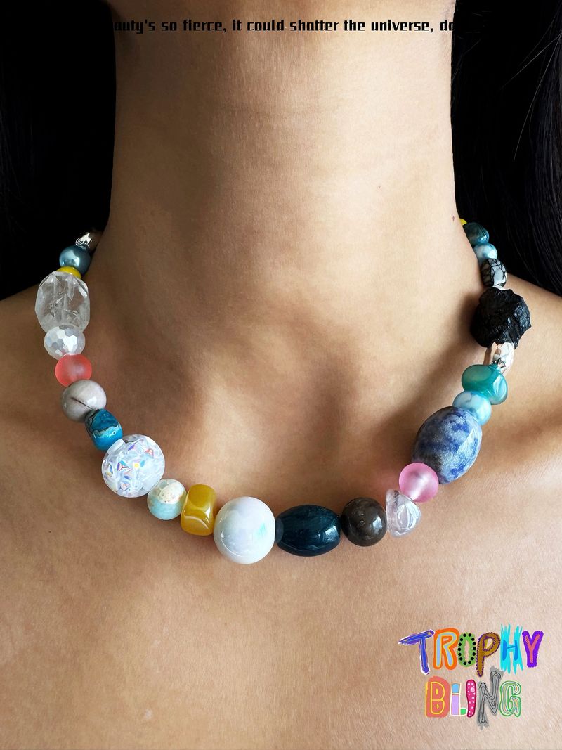 TROPHY BLING（トロフィー・ブリング）の「ナチュラルストーンミックスビーズネックレス（アクセサリー）」