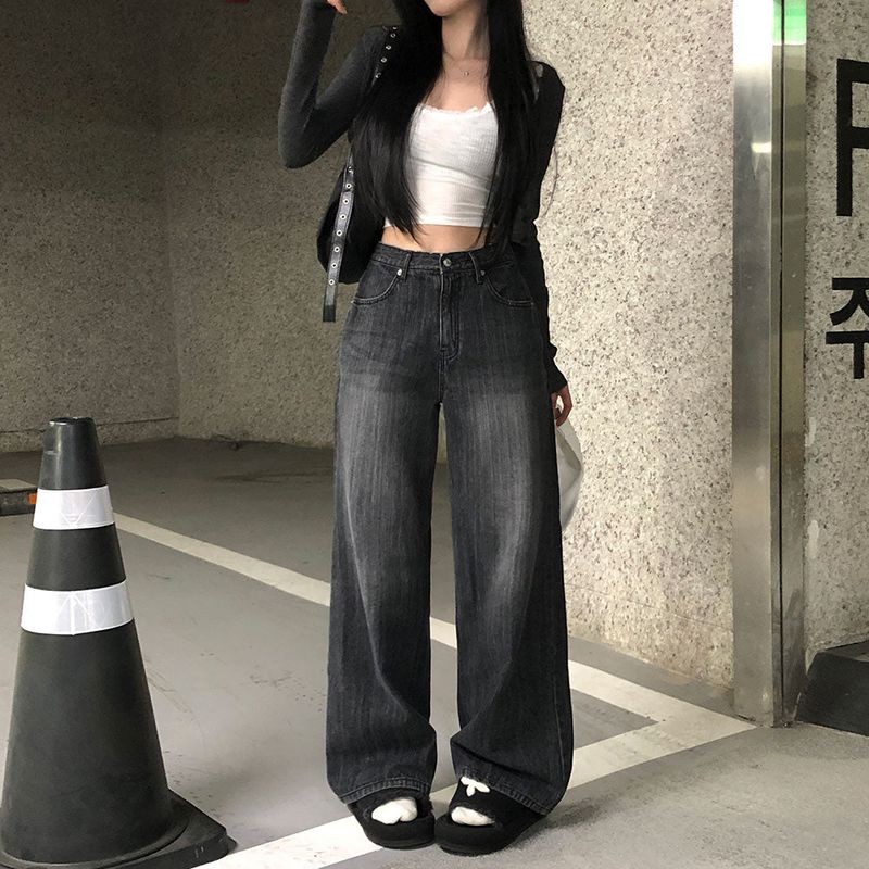 [BELLIDE MADE] Fall-in Wide Denim Pants