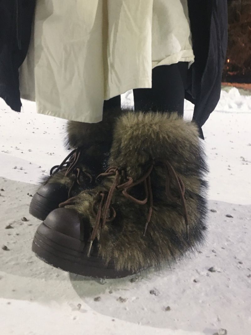 Puppy Ribbon Fur Boots (2c)