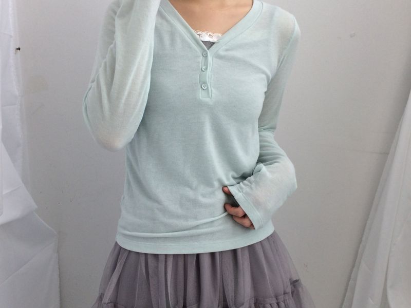 V cut light button t