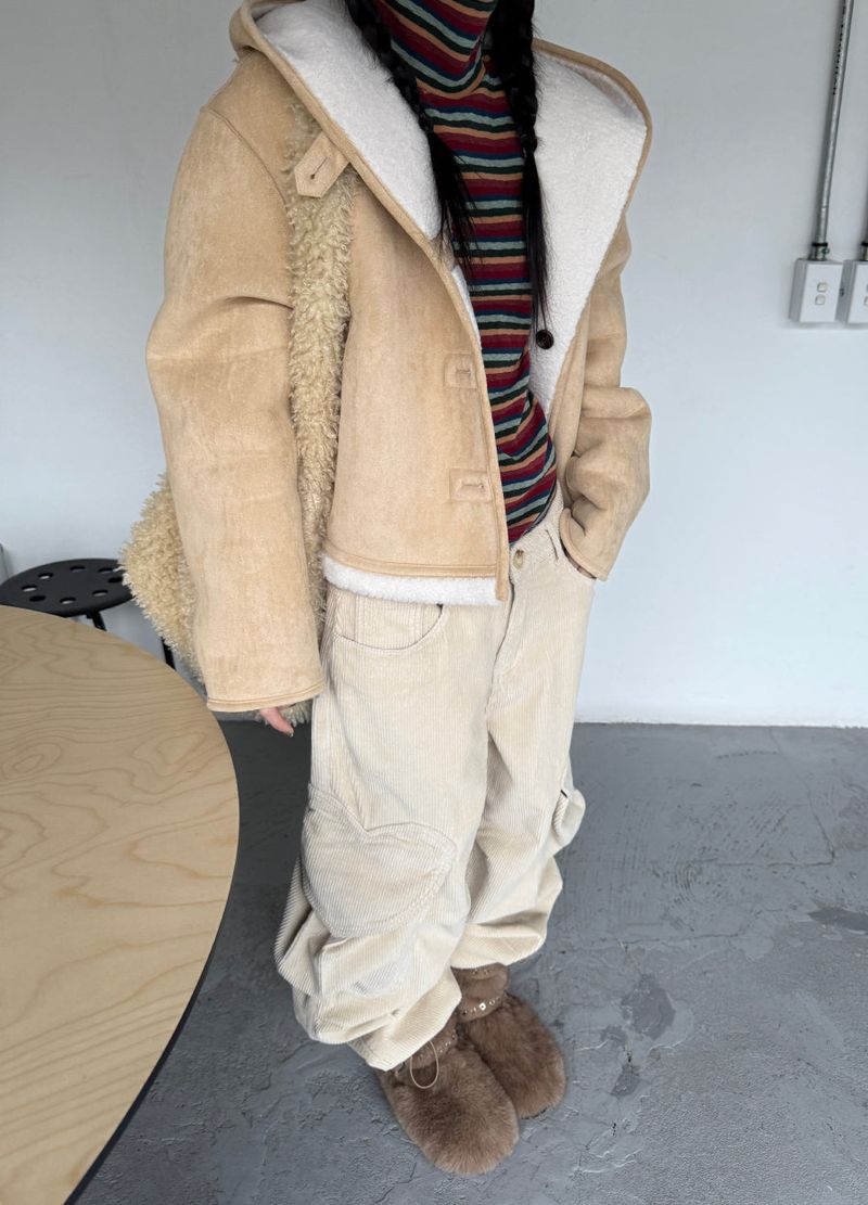 hood reversible mustang jacket