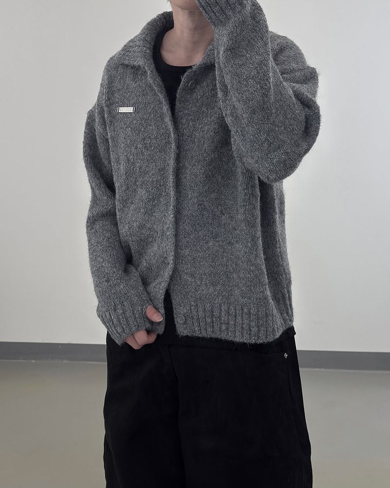 Arin Collared Knit Warmer Cardigan