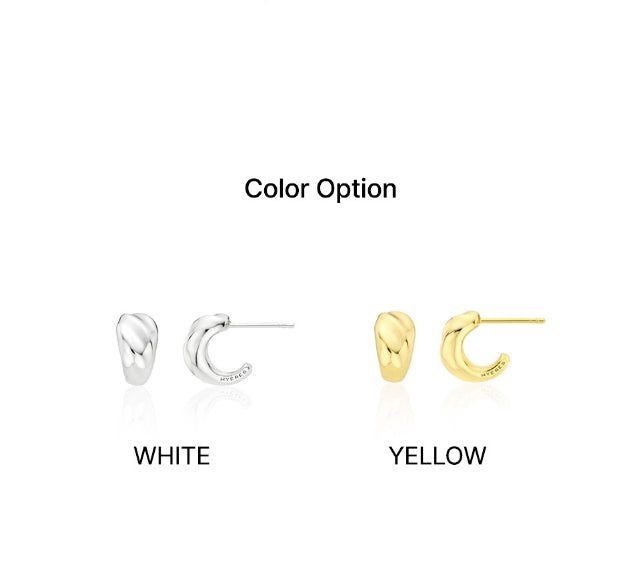 26SS★ Truvion Hoop Earrings