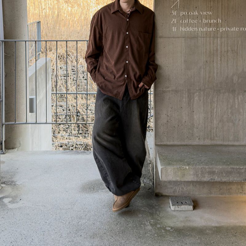 Lea Oversized Corduroy Shirt