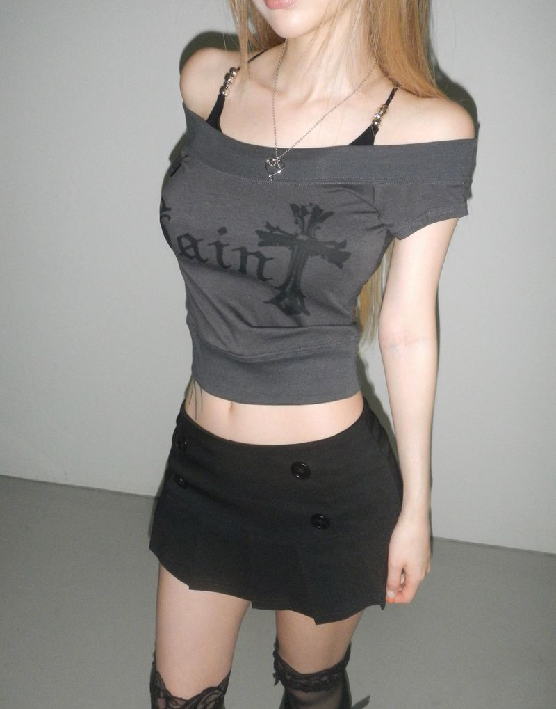 saint scoop neck top (5 color)