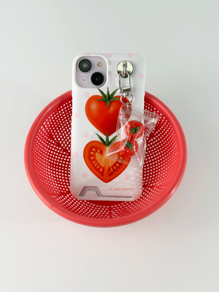 Heart Tomato Card Hard Case