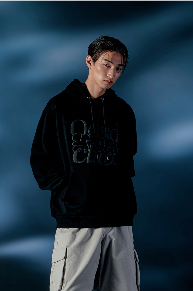 ODSD Embossing Logo Oversized Fit Hoodie