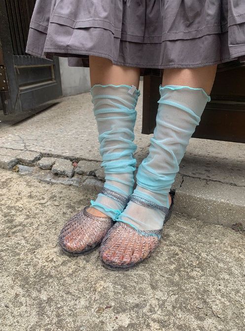 Noe Wave See-through Leg Warmers