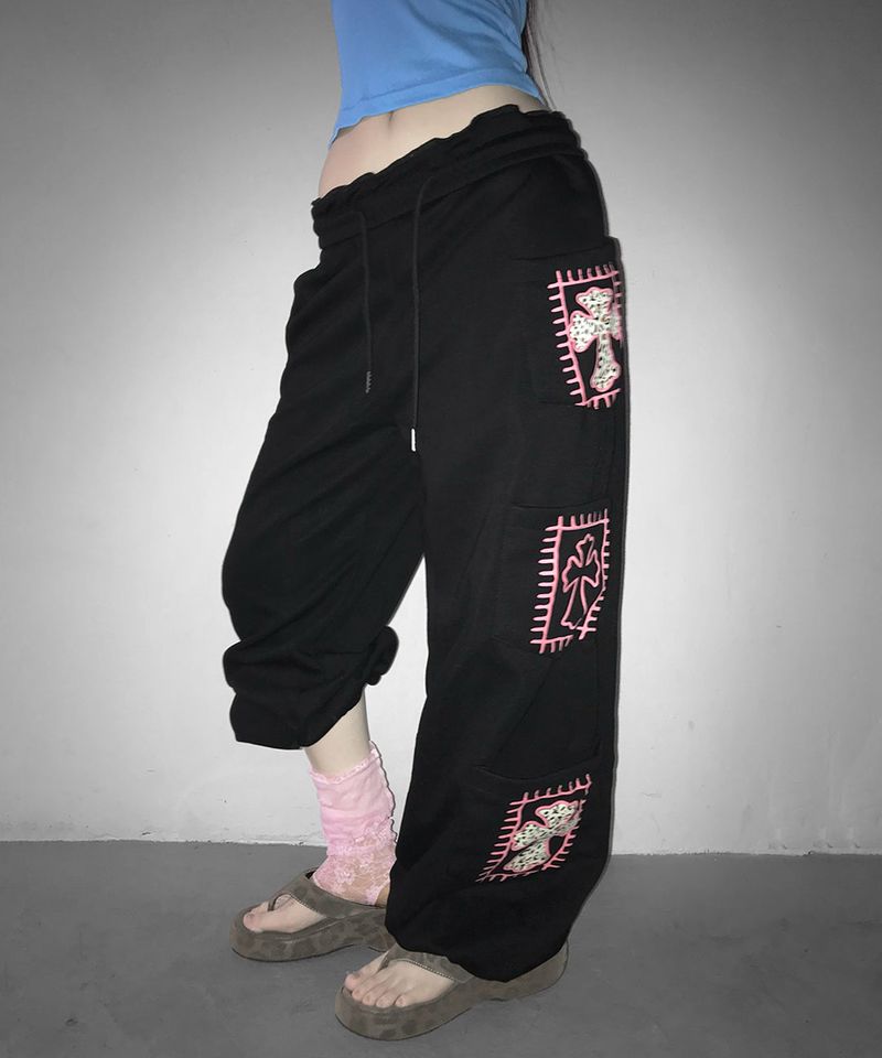 meego（ミーゴ）の「クロスパッチパンツ (2colors)（パンツ）」