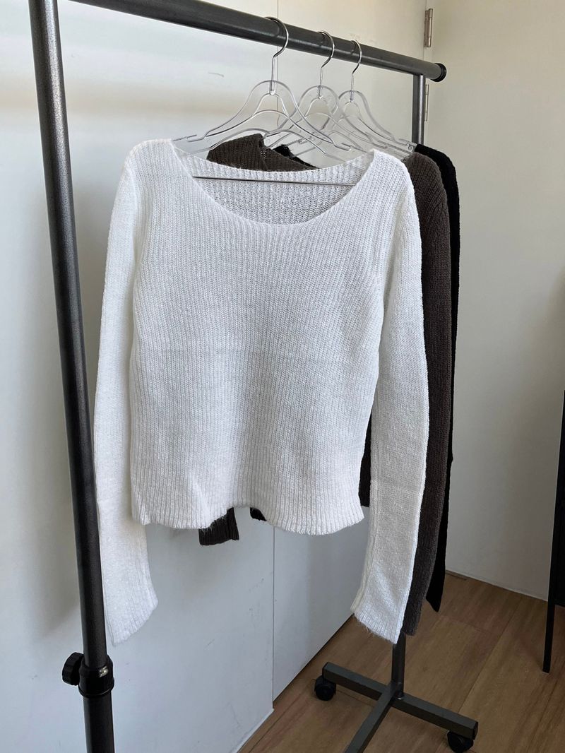 Basic Two-Way Knitwear (3 colors)