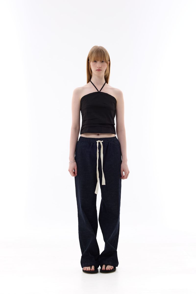 MELLIFLUOUS STRING TUBE TOP / BLACK