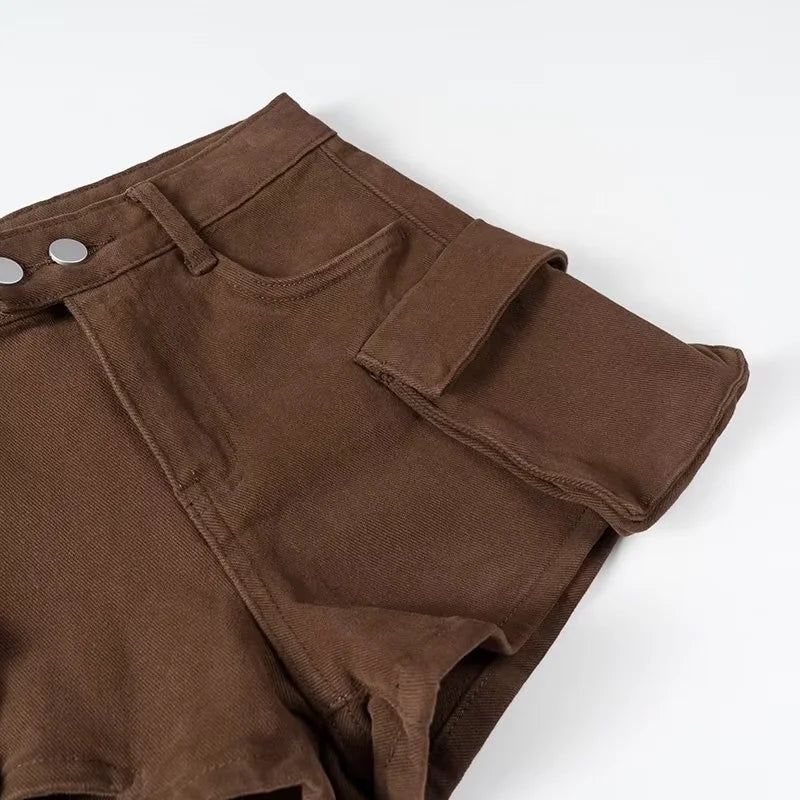 Cargo Belted Shorts 232292336