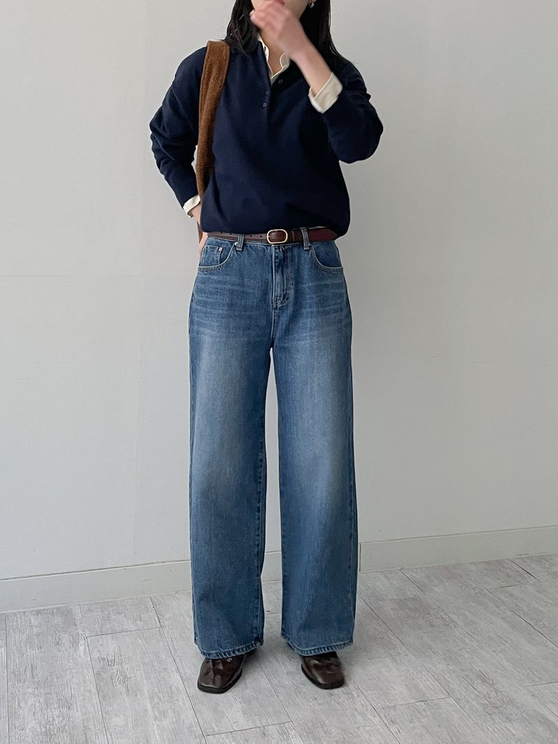 [FW] 562 Brush Wide Denim Pants