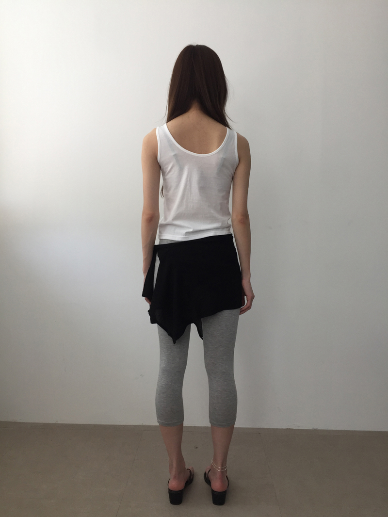 Classic Henry Button Sleeveless (4color)