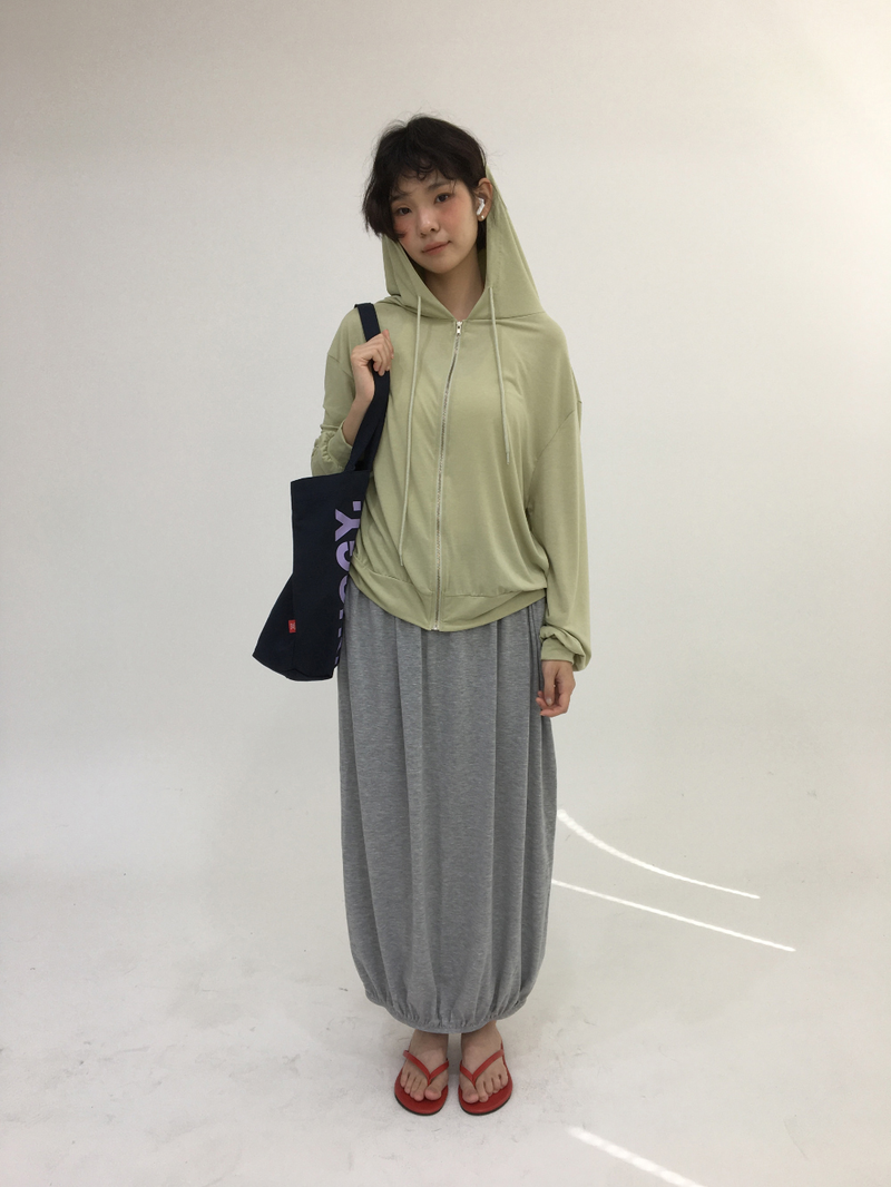 ムダ フロー ジップアップフーディー (2color)