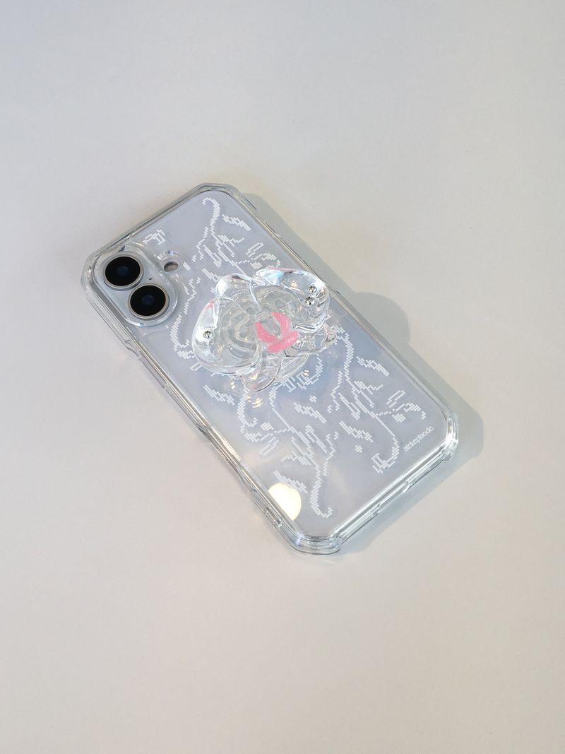 Flower Mosaic Jelly Hard Case