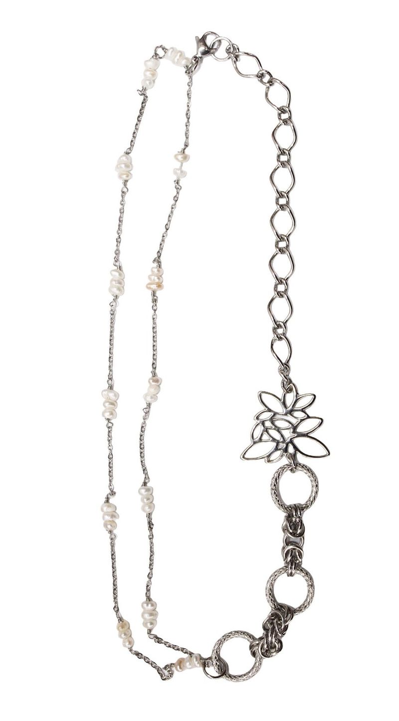 MIAE(ミアイ)の「ロータスパールチェーンネックレス (3way)(アクセサリー)」