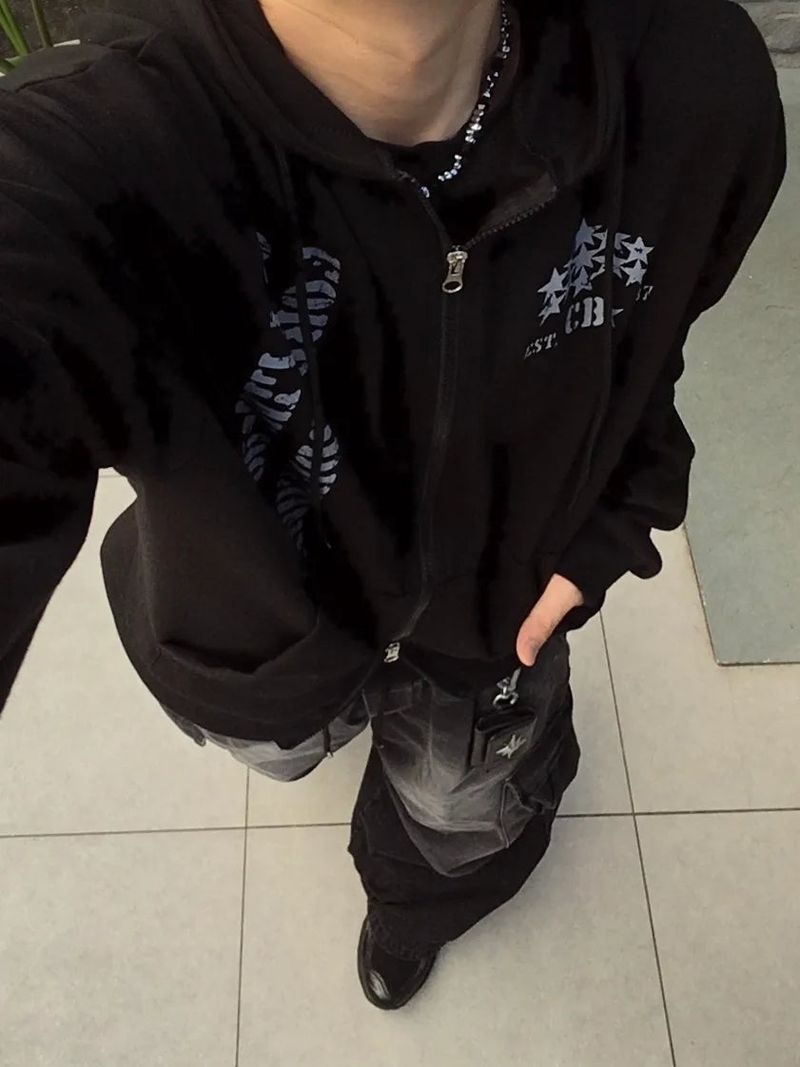 Blackout Archive Hoodie Zip-up 4C