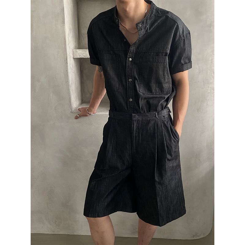 [S/S] Cool two tuck strap bermuda pants (3color)