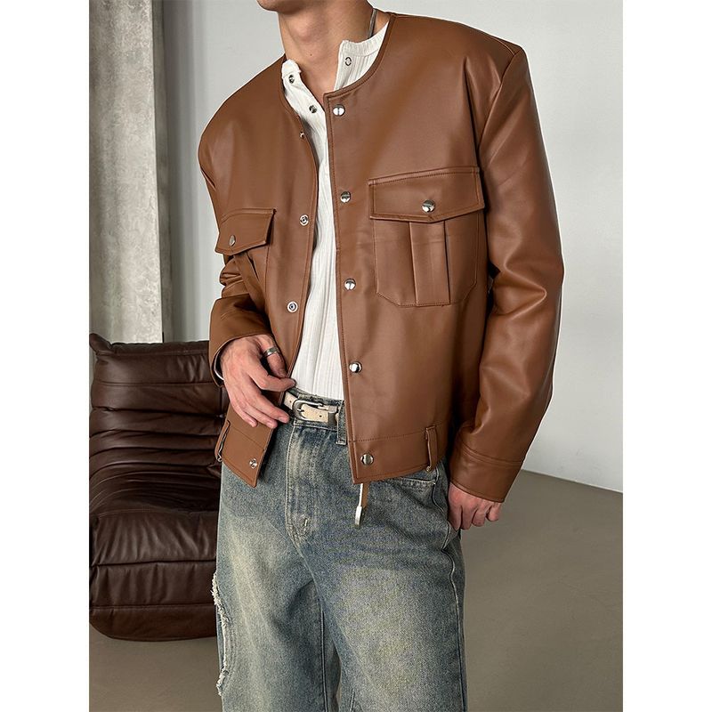 LAURANT（ロラン）の「[F/W] ラウンドポケットレザージャケット (2color)（ジャケット/アウター）」