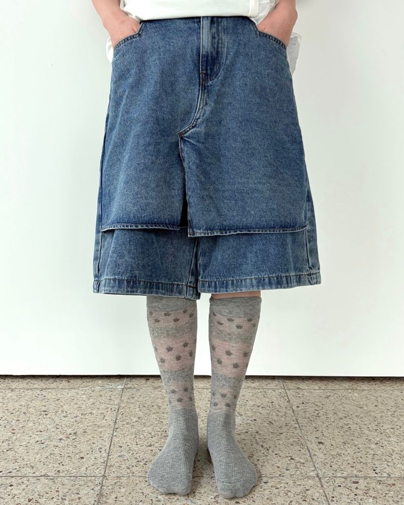 Layer Denim Pants (2options)