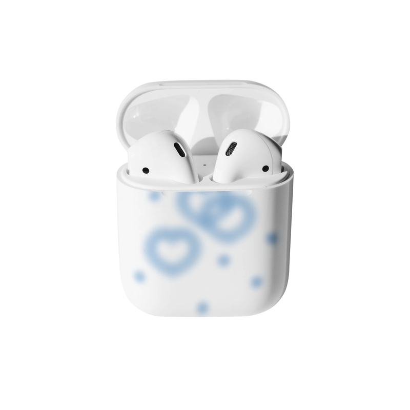 tiny weather（タイニーウェザー）の「lollipop heart Airpods case-blue（Smartphone Accessories）」