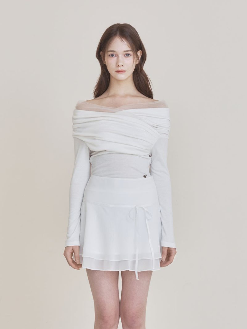 Not your rose（ノットユアローズ）の「Sana top (Ivory)（Tops）」