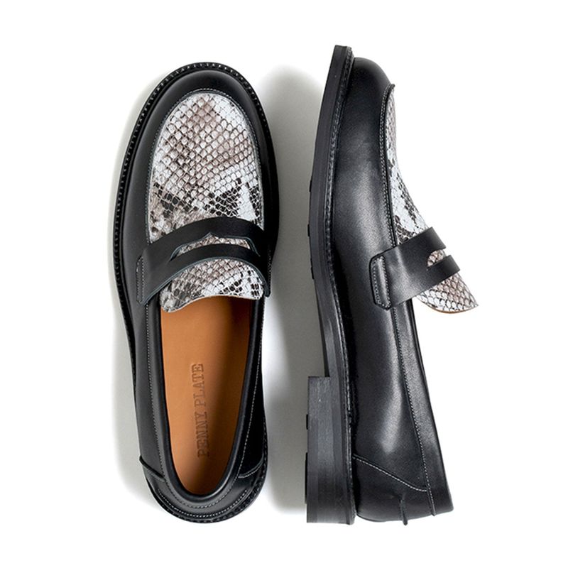 PENNYPLATE（ペニープレート）の「[MADE] MEN PENNY PLATE LOAFER SNAKE（Shoes）」