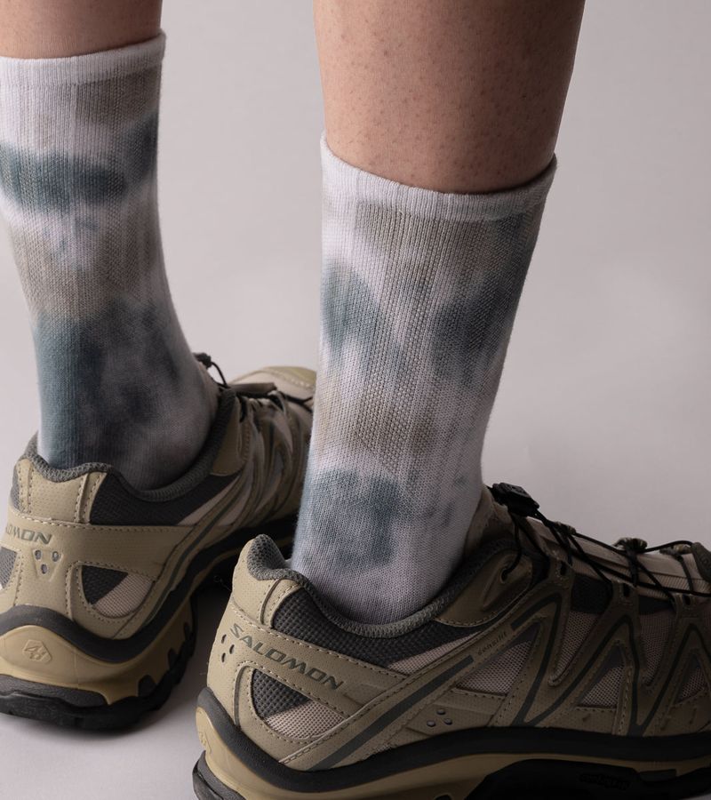 Spray Dye Crew Casual Socks (3 pair in)