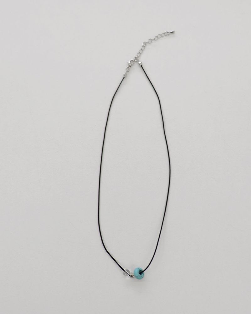 Nept vintage gemstone point necklace