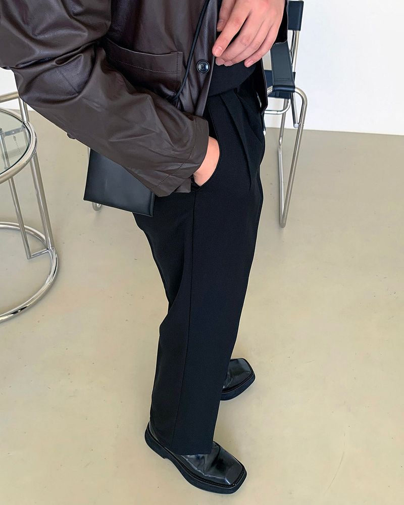 OA Deutsche Two Tuck Wide Slacks (3 colors)