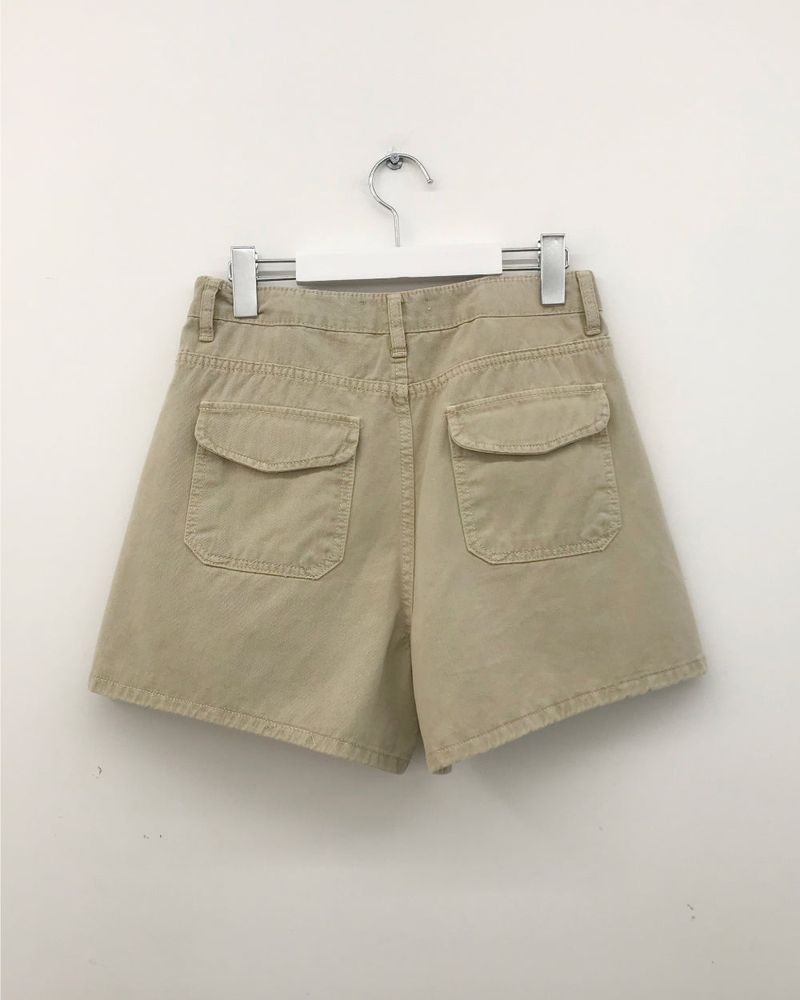 Cotton button shorts (3color)