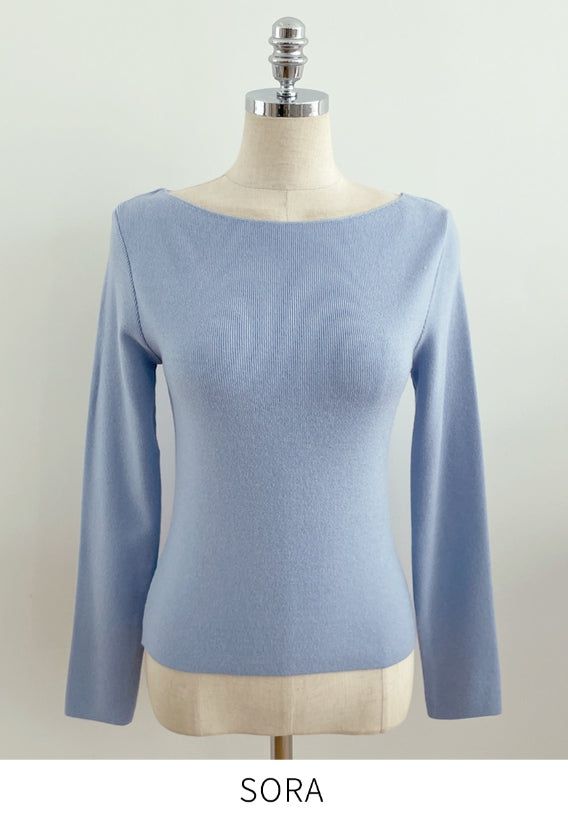 Sophne Daily Boat Neck Knit