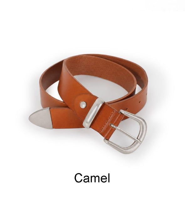 Rot Wide Matte Leather Belt