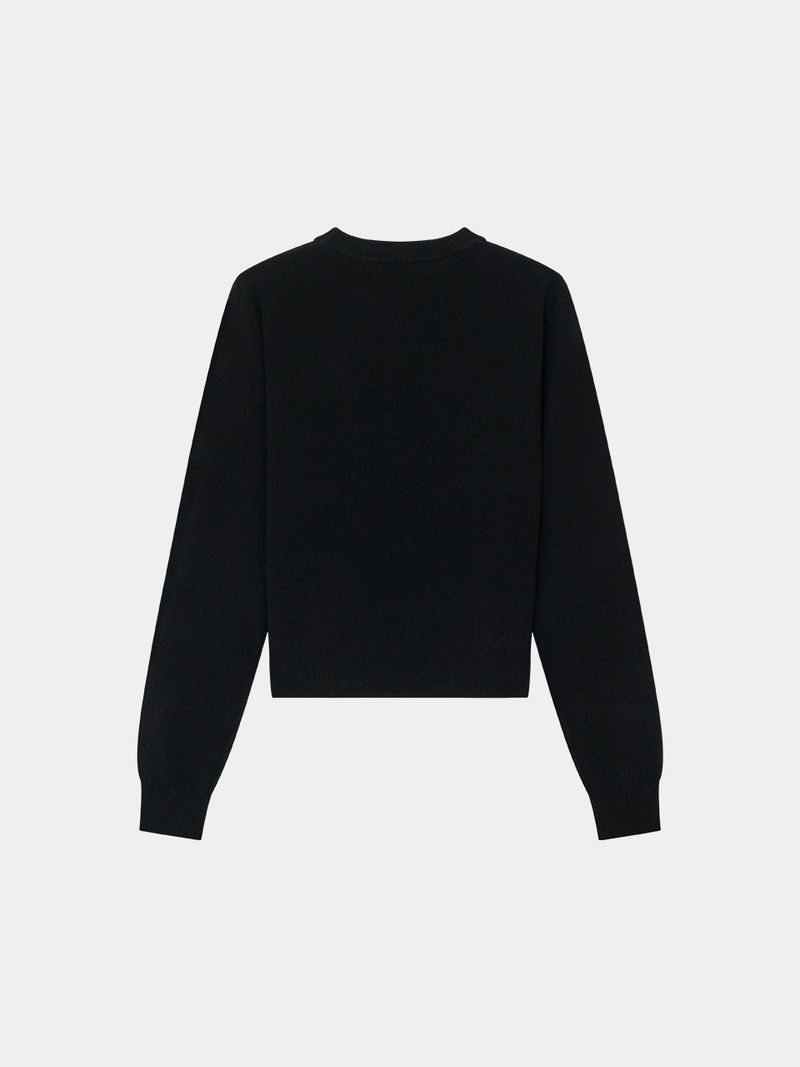 ESSENTIAL SHORT PULLOVER_BLACK