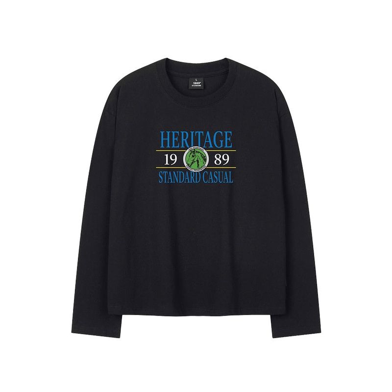 CASUAL HERITAGE Crop Long Sleeve(SKLSTD-0266)