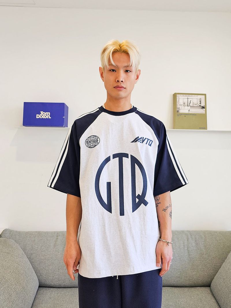 VENTIQUE Raglan Coloring T-shirt 3color