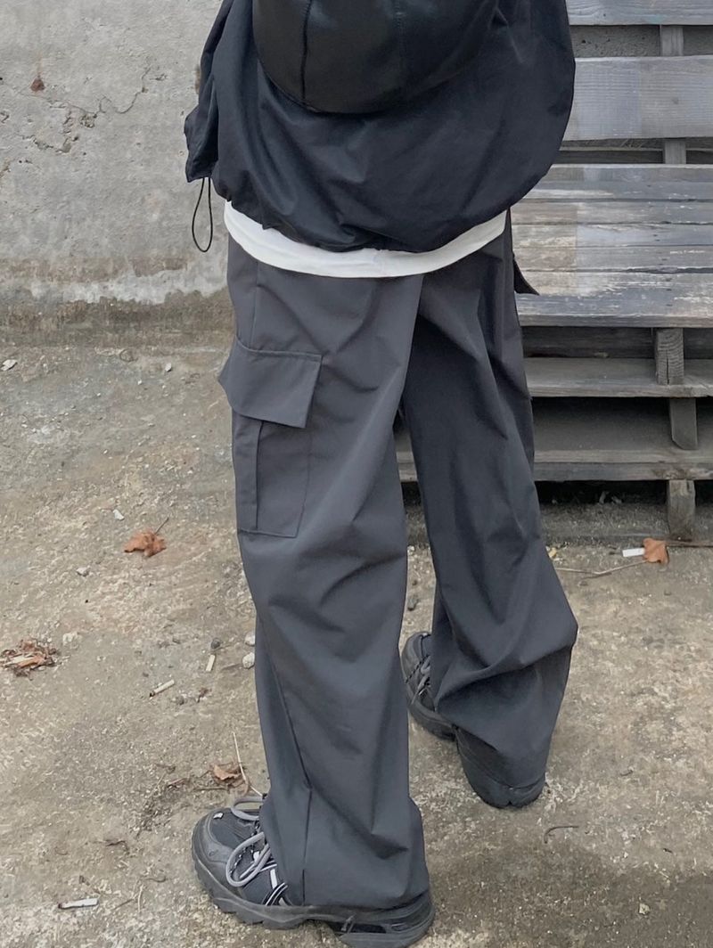 UNAIDUN overfit string long sleeve shirt 2C