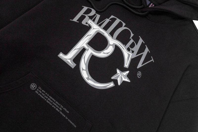 CUBISM FONT HOODIE