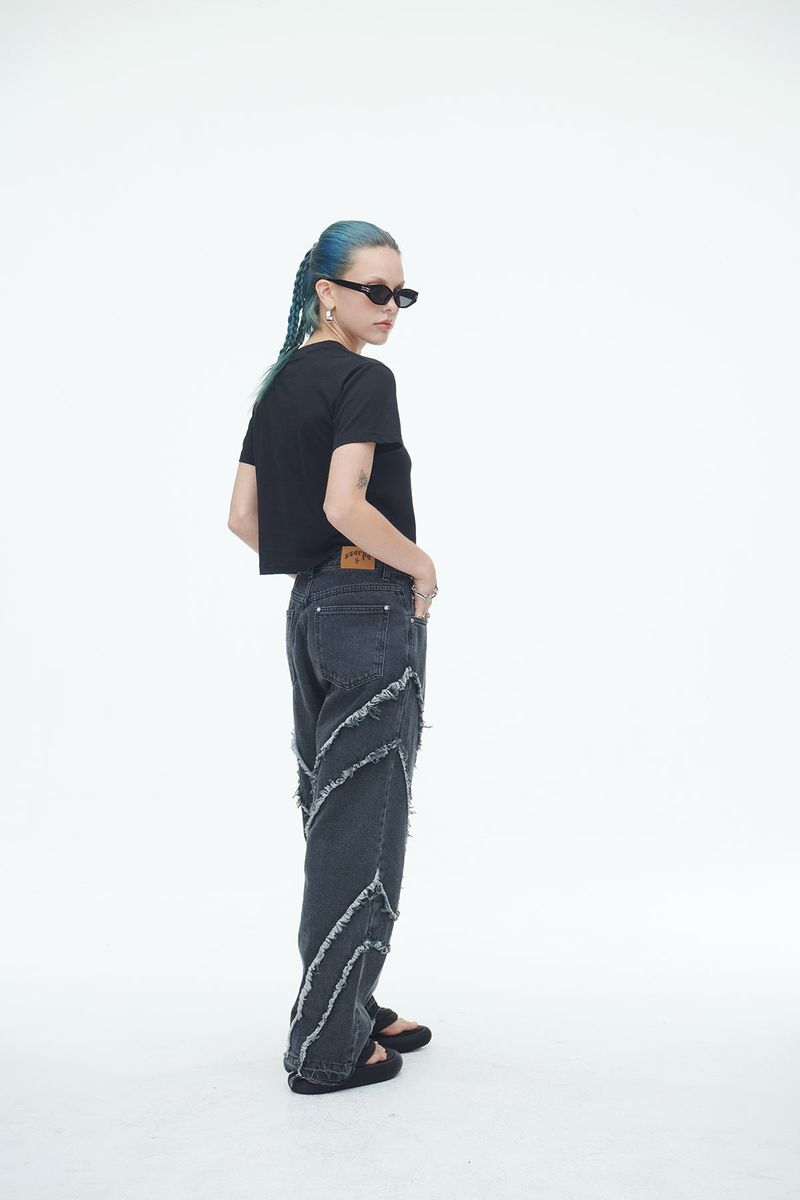 Comma Denim Pants Grey